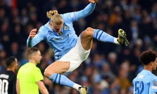 ഗോളടി തുടർന്ന് ഹാലണ്ട്, ഗോളും അസിസ്റ്റുമായി അൽവാരസ്; തകർപ്പൻ ജയത്തോടെ സിറ്റി ചാമ്പ്യൻസ് ലീഗ് ​ക്വാർട്ടറിൽ