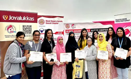 ബി.​ഡി.​കെ, മ​ല​യാ​ളി മം​മ്സ് ര​ക്ത​ദാ​ന ക്യാ​മ്പ് സം​ഘ​ടി​പ്പി​ച്ചു