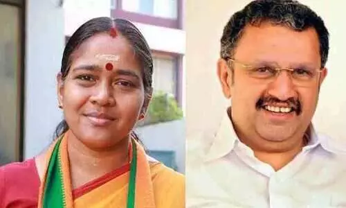 Sobha Surendran, K Muraleedharan