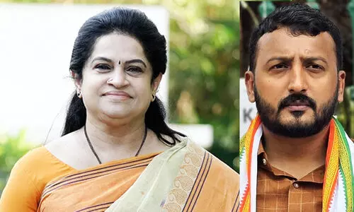 രാഹുൽ മാങ്കൂട്ടത്തിനെതിരെ പത്മജ വേണുഗോപാൽ; ടി.വിയിൽ ഇരുന്ന് നേതാവായ ആളെന്ന് പരിഹാസം