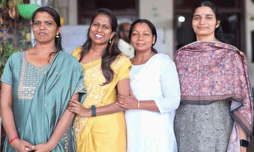 women controllling puthukkad railway station