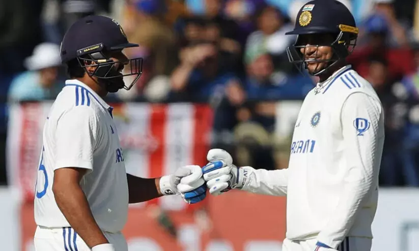 രോഹിതിനും ഗില്ലിനും സെഞ്ച്വറി; ധരംശാലയിൽ ഇന്ത്യൻ റൺപെയ്ത്ത്