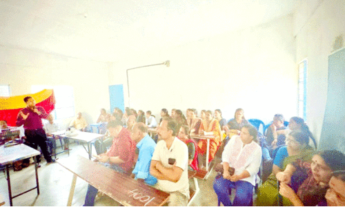 കാ​ൻ​സ​ർ ബോ​ധ​വ​ത്ക​ര​ണം സം​ഘ​ടി​പ്പി​ച്ചു