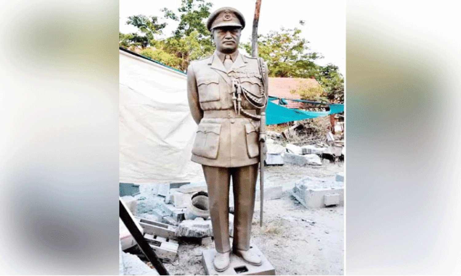 മടിക്കേരിയുടെ മുഖമുദ്ര ജ​ന​റ​ൽ കെ.​എ​സ്. തി​മ്മ​യ്യ പ്ര​തി​മ തി​രി​ച്ചെ​ത്തി