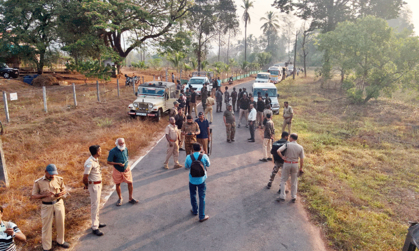Elephant Dredging Mission at Aralam Farm