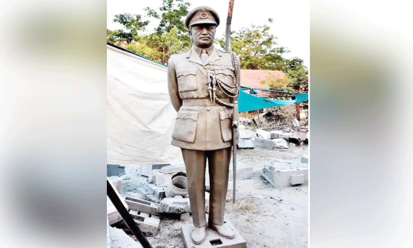 മടിക്കേരിയുടെ മുഖമുദ്ര ജ​ന​റ​ൽ കെ.​എ​സ്. തി​മ്മ​യ്യ പ്ര​തി​മ തി​രി​ച്ചെ​ത്തി