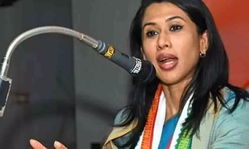 Indian National Congress spokesperson Shama Mohamed Indian National Congress spokesperson Shama Mohamed