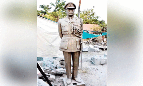 മടിക്കേരിയുടെ മുഖമുദ്ര ജ​ന​റ​ൽ കെ.​എ​സ്. തി​മ്മ​യ്യ പ്ര​തി​മ തി​രി​ച്ചെ​ത്തി