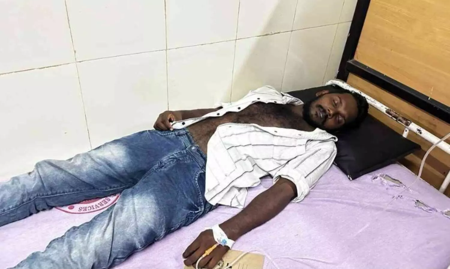 യൂത്ത് കോൺഗ്രസ്‌ നേതാവിനെ മർദിച്ച് ഡി.വൈ.എഫ്.ഐ പ്രവർത്തകർ