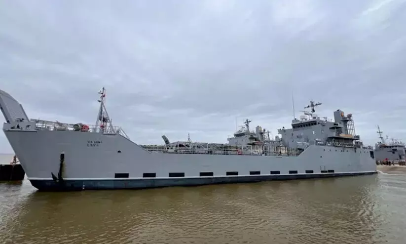 താൽക്കാലിക തുറമുഖം; ഉപകരണങ്ങളുമായി യു.എസ് കപ്പൽ ഗസ്സയിലേക്ക് പുറപ്പെട്ടു താൽക്കാലിക തുറമുഖം; ഉപകരണങ്ങളുമായി യു.എസ് കപ്പൽ ഗസ്സയിലേക്ക് പുറപ്പെട്ടു