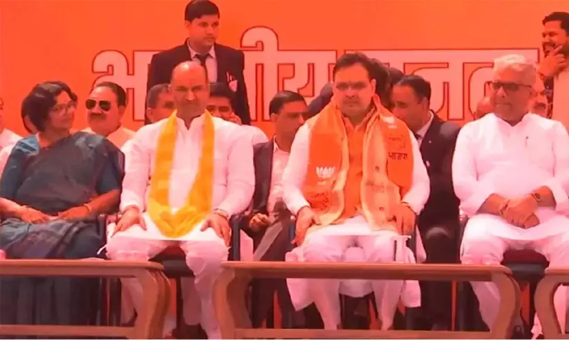 രാജസ്ഥാനിൽ രണ്ട് മുൻ മന്ത്രിമാരടക്കം കോൺഗ്രസ് നേതാക്കൾ ബി.ജെപിയിൽ