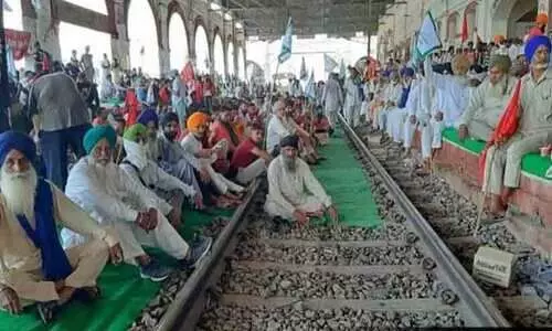 farmers protest