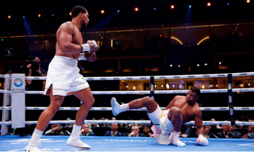 antony Joshua beats Francis enganu