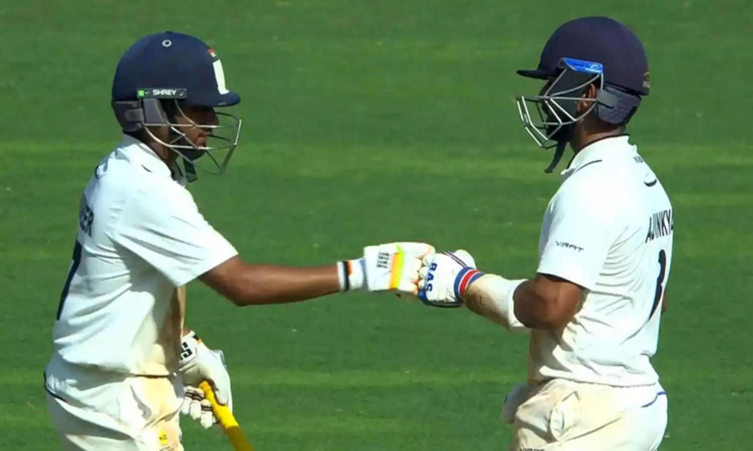 രഹാനെക്കും മുശീറിനും അർധശതകം; ഡ്രൈവിങ് സീറ്റിൽ മുംബൈ