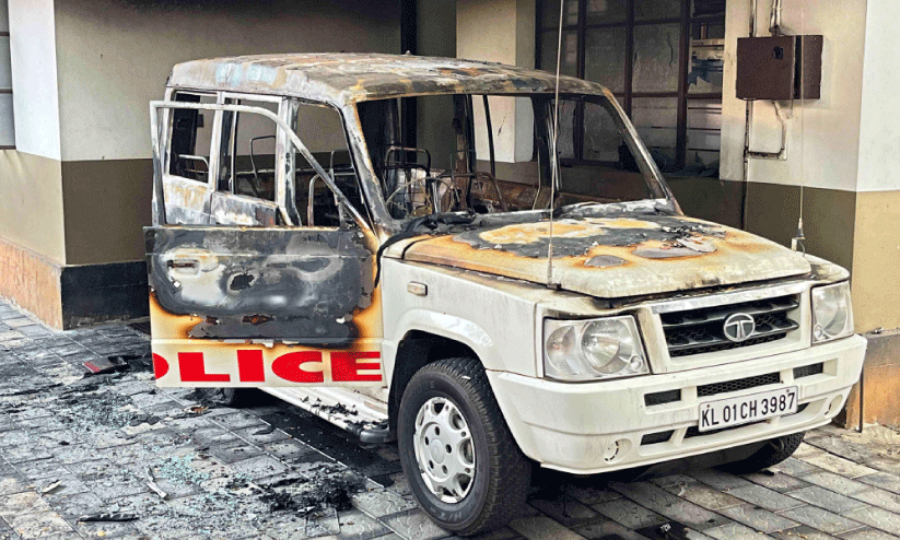 DYSP s burned vehicle