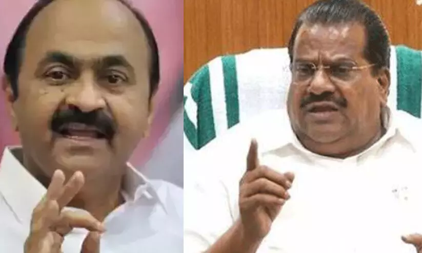 ഇ.പി ജയരാജന് എല്.ഡി.എഫ് കണ്വീനറാണോ എന്.ഡി.എ ചെയര്മാനാണോയെന്ന് സംശയമെന്ന് വി.ഡി സതീശൻ ഇ.പി ജയരാജന് എല്.ഡി.എഫ് കണ്വീനറാണോ എന്.ഡി.എ ചെയര്മാനാണോയെന്ന് സംശയമെന്ന് വി.ഡി സതീശൻ