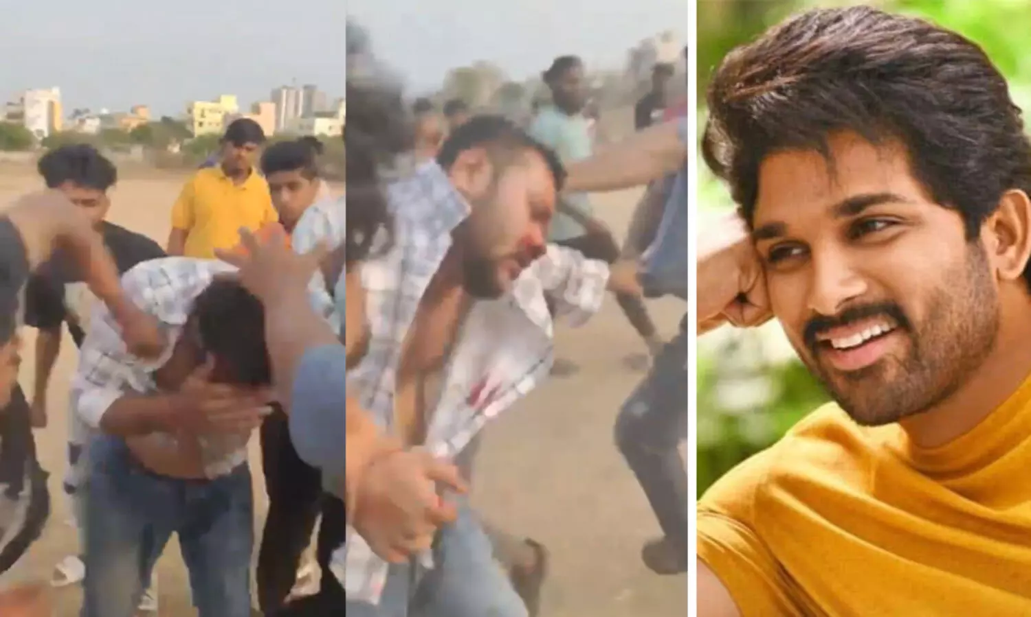 ‘ജയ് അല്ലു അർജുൻ’ വിളിക്കാൻ ആവശ്യപ്പെട്ട് യുവാവിനെ തല്ലിച്ചതച്ച് ഫാൻസ് VIDEO