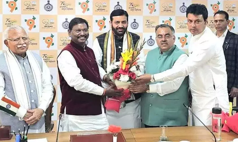 ഹരിയാനയിൽ ബി.ജെ.പി സംസ്ഥാന അധ്യക്ഷൻ നായബ് സിങ് സെയ്‌നി മുഖ്യമന്ത്രിയാകും; അഞ്ച് ജെ.ജെ.പി എം.എൽ.എമാരെ ചാക്കിട്ടുപിടിച്ചതായി റിപ്പോർട്ട്