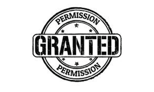 permission granted representative image permission granted representative image
