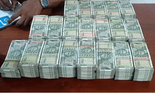 half crore siezed by police