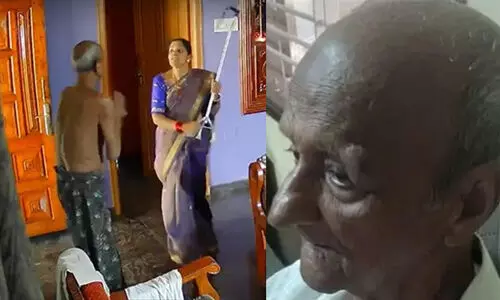 87കാരനായ ഭർതൃപിതാവിനെ ഊന്നുവടി കൊണ്ട് മർദിച്ചു; ഉദ്യോഗസ്ഥ അറസ്റ്റിൽ