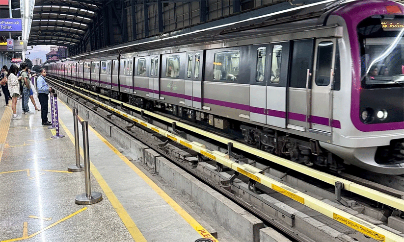 പാ​ള​ത്തി​ൽ ആ​ളി​റ​ങ്ങി; മെ​ട്രോ സ​ർ​വി​സ് അ​ര​മ​ണി​ക്കൂ​ർ ത​ട​സ്സ​പ്പെ​ട്ടു