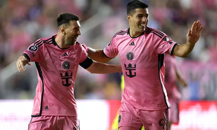 മെസ്സി മാജിക്, വലകുലുക്കി സുവാരസും; ഇന്റർ മയാമി കോൺകകാഫ് ചാമ്പ്യൻസ് കപ്പ് ക്വാർട്ടറിൽ മെസ്സി മാജിക്, വലകുലുക്കി സുവാരസും; ഇന്റർ മയാമി കോൺകകാഫ് ചാമ്പ്യൻസ് കപ്പ് ക്വാർട്ടറിൽ