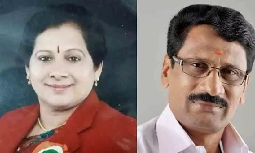 Padmini Thomas, Thampanoor Satish Padmini Thomas, Thampanoor Satish