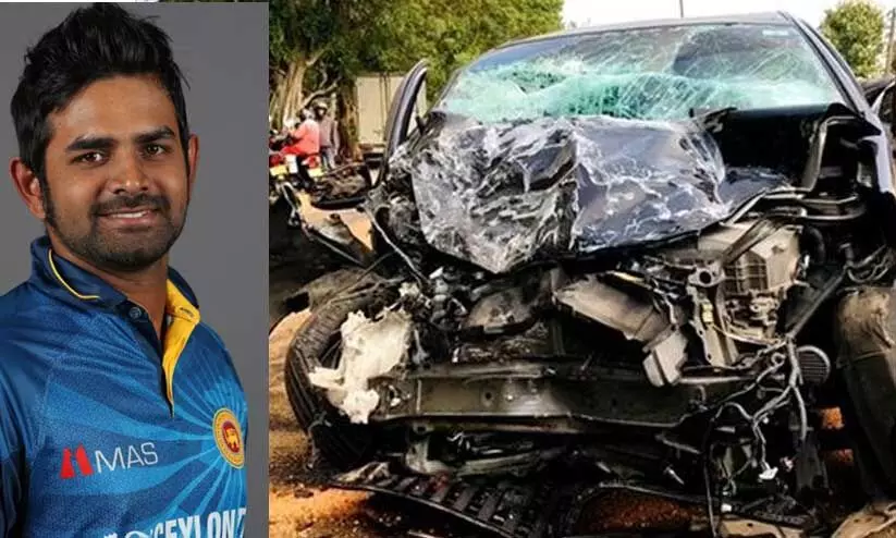 ശ്രീലങ്കൻ ക്രിക്കറ്റ് ടീം മുൻ ക്യാപ്റ്റൻ ലഹിരു തിരിമന്നെക്ക് കാറപകടത്തിൽ പരിക്ക്