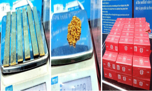 തി​രു​വ​ന​ന്ത​പു​രം രാ​ജ്യാ​ന്ത​ര വി​മാ​ന​ത്താ​വ​ള​ത്തി​ല്‍ 880 ഗ്രാം സ്വര്‍ണം പിടികൂടി