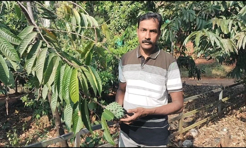 ഫ​ല​വൃ​ക്ഷ​ങ്ങ​ളു​ടെ കൂ​ട്ടു​കാ​ര​നാ​യി പൊ​ലീ​സ്​ ഉ​ദ്യോ​ഗ​സ്ഥ​ൻ