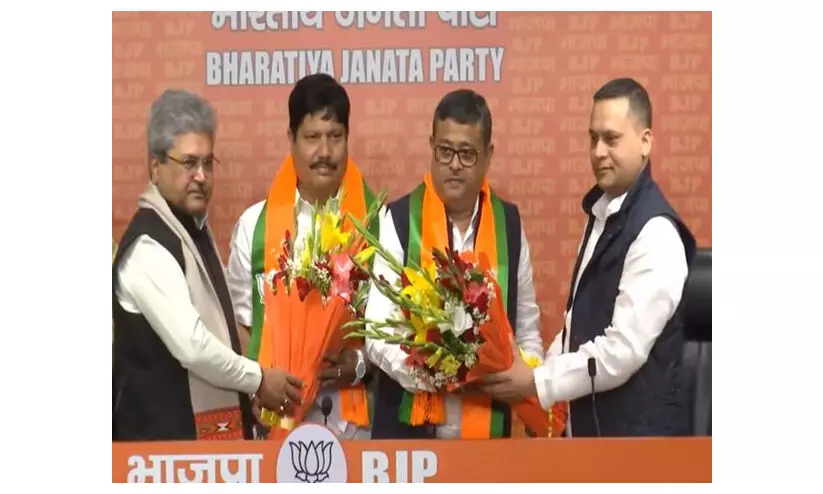 രണ്ട് തൃണമൂൽ എം.പിമാർ ബി.ജെ.പിയിൽ