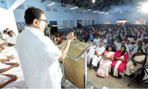 സി.​പി.​എം ക​ഴി​യു​ന്ന​ത് ബി.​ജെ.​പി പേ​ടി​യി​ൽ -കെ. ​മു​ര​ളീ​ധ​ര​ൻ