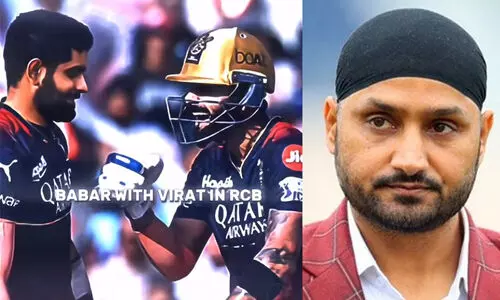 ബാബറും കോഹ്‍ലിയും ആർ.സി.ബിയിൽ; പാക് ആരാധകന്റെ പോസ്റ്റിന് മറുപടിയുമായി ഹർഭജൻ