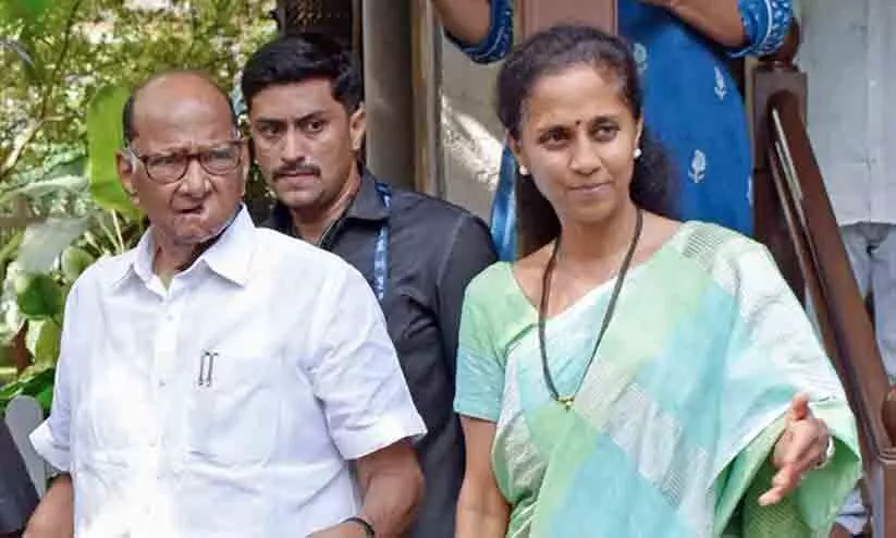 Sharad Pawar, Supriya Sule Sharad Pawar, Supriya Sule