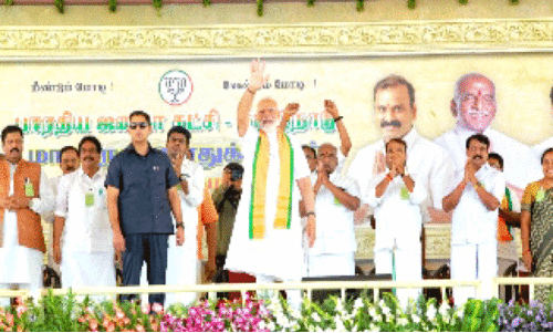 തമിഴകത്തിൽ അഴിമതിയുടെ മുഖമുദ്രയായി ഇൻഡ്യ സഖ്യം –പ്രധാനമന്ത്രി