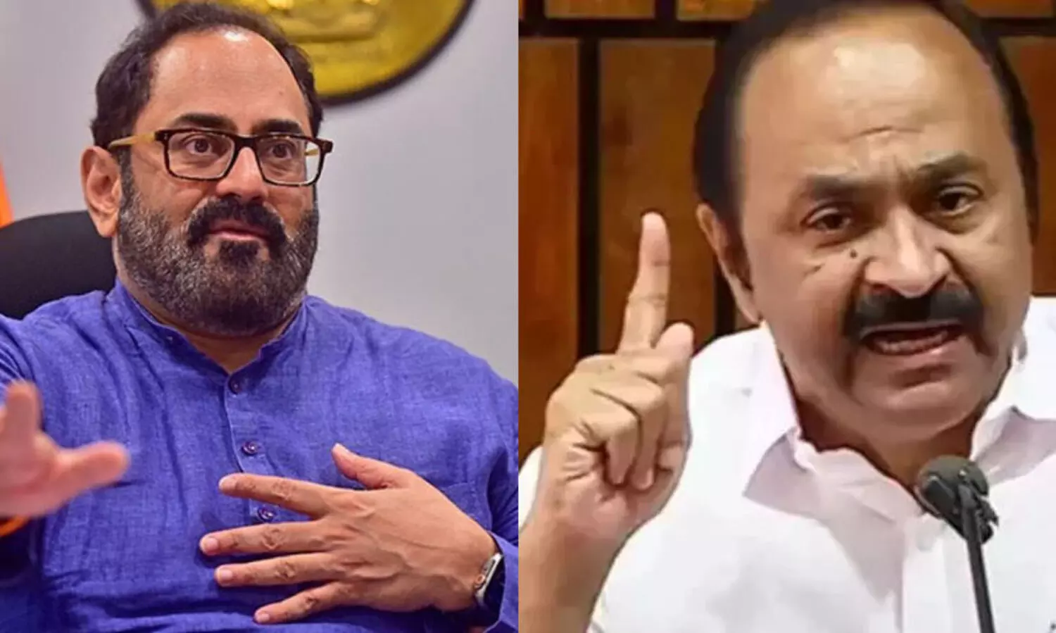 ഇ.പി ജയരാജനെ ഒരിക്കൽപോലും കണ്ടിട്ടില്ല, വി.ഡി സതീശന്റെ ആരോപണം തള്ളുന്നുവെന്ന് രാജീവ് ചന്ദ്രശേഖർ