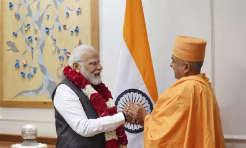 ബാ​പ്സ്​ ഹി​ന്ദു ക്ഷേ​ത്ര​ത്തി​ന്​ മോ​ദി​യു​ടെ പ്ര​ശം​സ