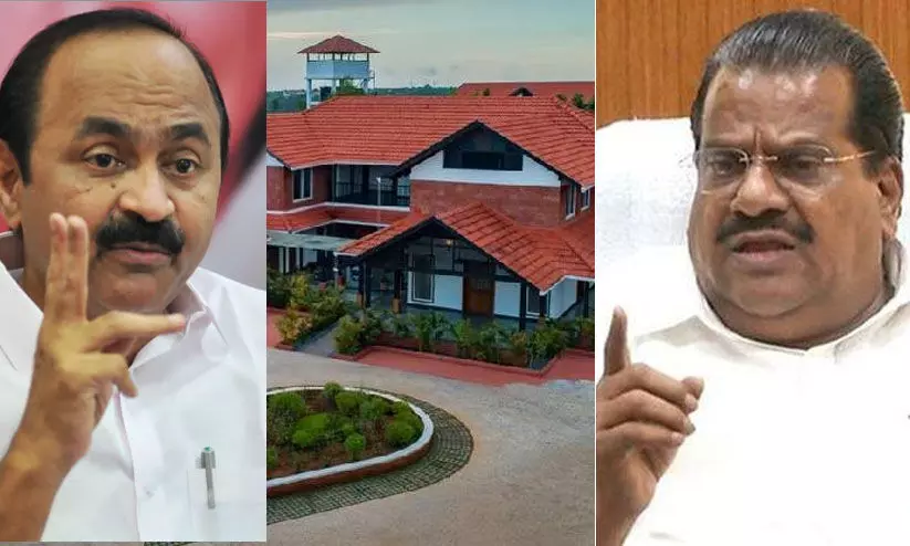 സി.പി.എം- ബി.ജെ.പി എന്നതു പോലെയാണ് നിരാമയ- വൈദേകം റിസോർട്ടെന്ന് വി.ഡി. സതീശൻ സി.പി.എം- ബി.ജെ.പി എന്നതു പോലെയാണ് നിരാമയ- വൈദേകം റിസോർട്ടെന്ന് വി.ഡി. സതീശൻ