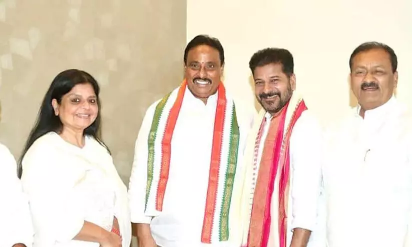 BRS MLA Joining Congress BRS MLA Joining Congress