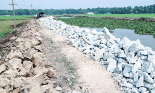 ബണ്ട് നിർമാണം ബണ്ട് നിർമാണം