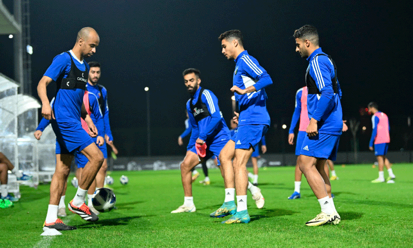 Kuwait football team training Kuwait football team training