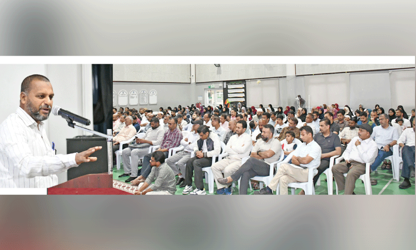 MM Shamsudheen Nadwi speaking at ramadan meet