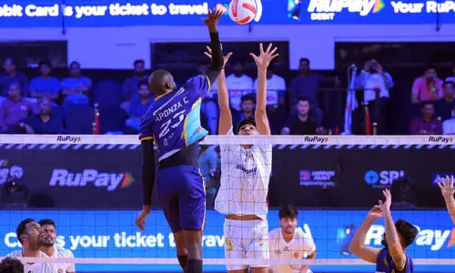 പ്രൈം വോളി: എലിമിനേറ്ററിൽ അഹ്മദാബാദിനെ വീഴ്ത്തി തൂഫാൻസ് ഫൈനലിൽ പ്രൈം വോളി: എലിമിനേറ്ററിൽ അഹ്മദാബാദിനെ വീഴ്ത്തി തൂഫാൻസ് ഫൈനലിൽ