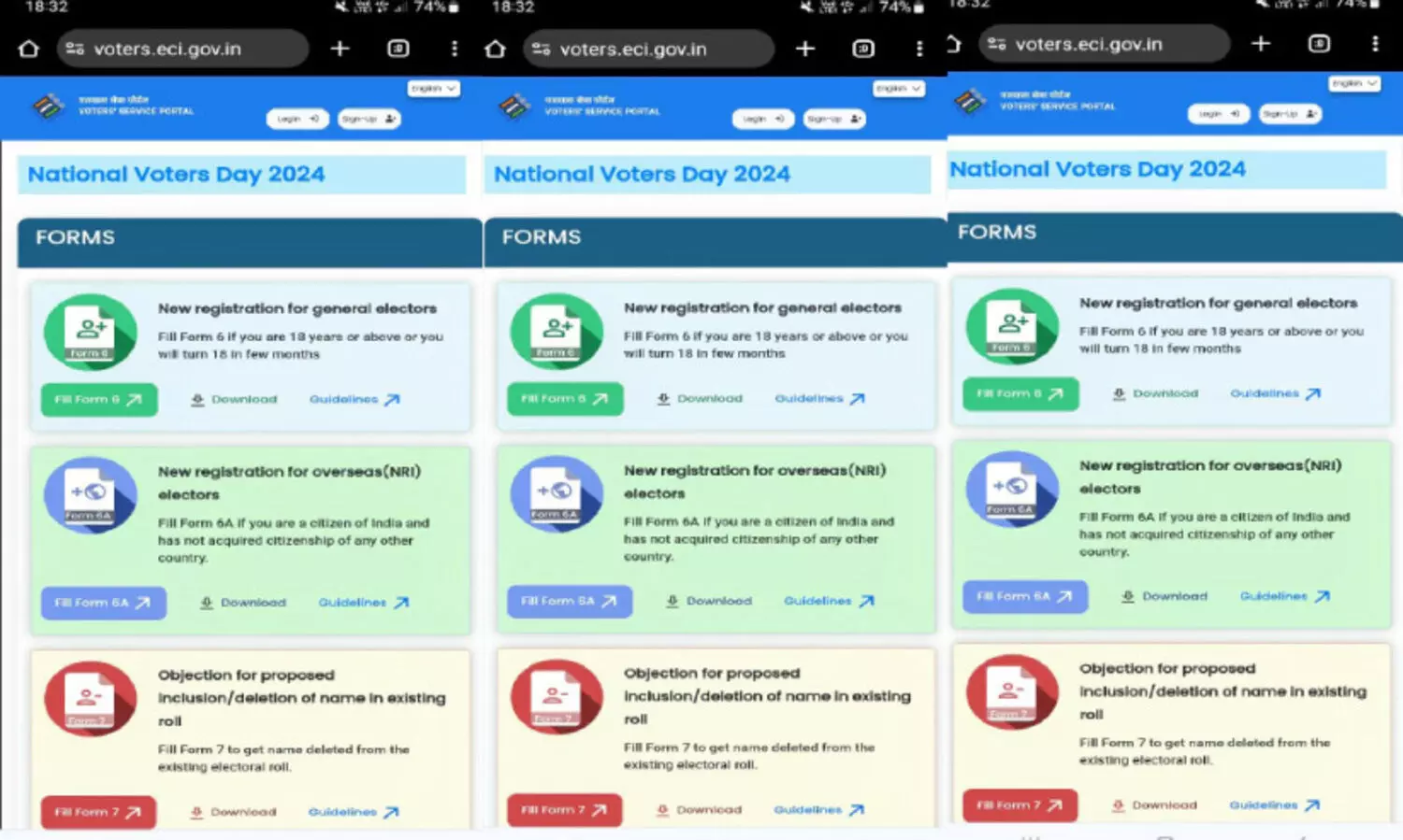 Voters Service Portal