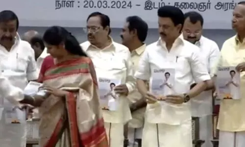 സ്ഥാനാർഥികളെ പ്രഖ്യാപിച്ച്  ഡി.എം.കെ; സി.എ.എയും ഏക സിവിൽ കോഡും നടപ്പാക്കില്ലെന്ന് പ്രകടനപത്രിക