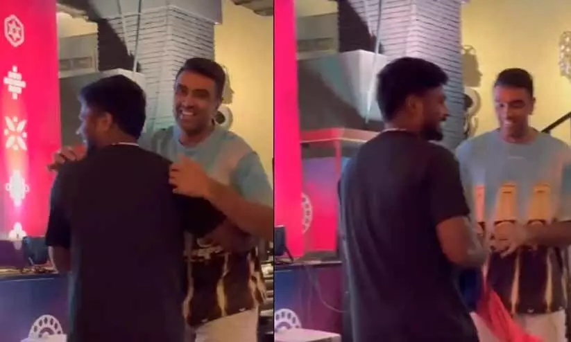 500 വിക്കറ്റ് നേടിയ അശ്വിന് സഞ്ജുവിന്റെ ‘സർപ്രൈസ് ഗിഫ്റ്റ്’