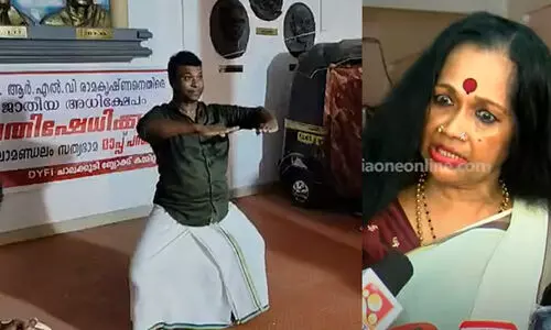 സത്യഭാമയുടെ ജാതിവെറിക്കെതിരെ പ്രതിഷേധ മോഹിനിയാട്ടവുമായി ആർ.എല്‍.വി. രാമകൃഷ്ണൻ