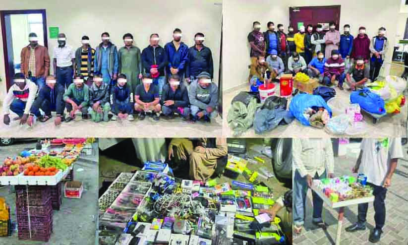 അ​ന​ധി​കൃ​ത തെ​രു​വു​ക​ച്ച​വ​ടം: ദു​ബൈ​യി​ൽ 47 പേ​ർ അ​റ​സ്റ്റി​ൽ