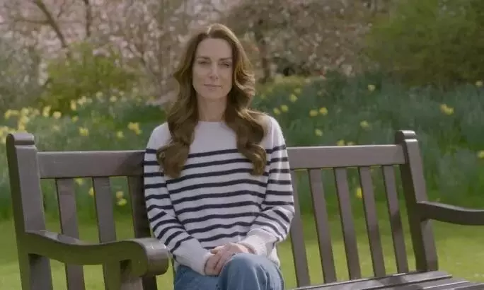 അർബുദബാധിത​യാണെന്ന് വെളിപ്പെടുത്തി വില്യം രാജകുമാരന്റെ ഭാര്യ കേറ്റ് മിഡിൽടൺ